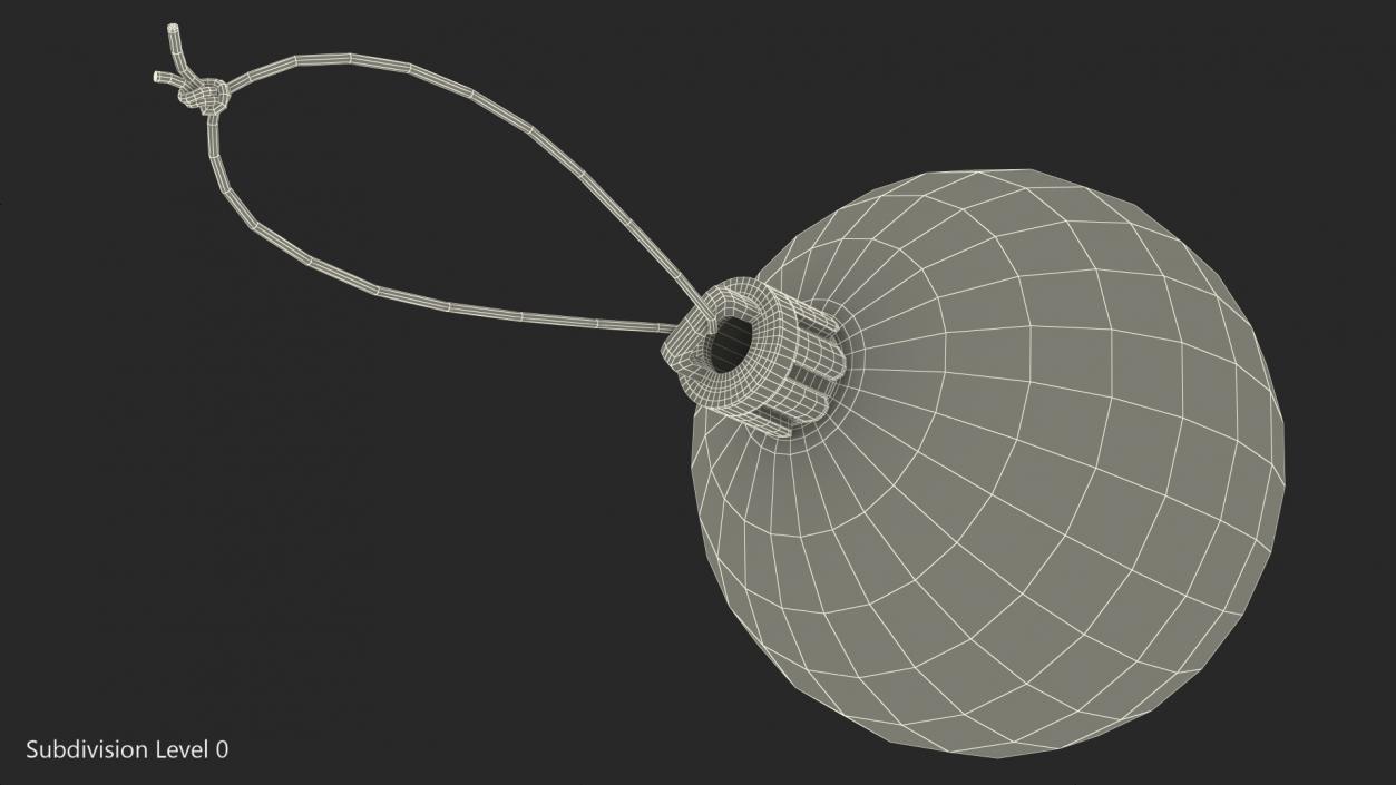 3D Christmas Ball Ornament model