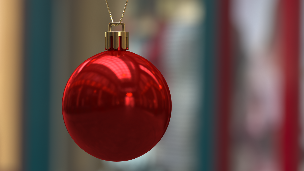 3D Christmas Ball Ornament model