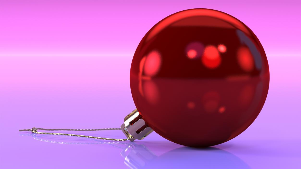 3D Christmas Ball Ornament model