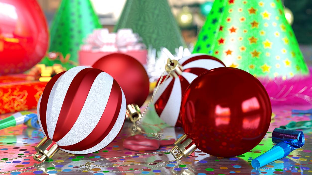 3D Christmas Ball Ornament model