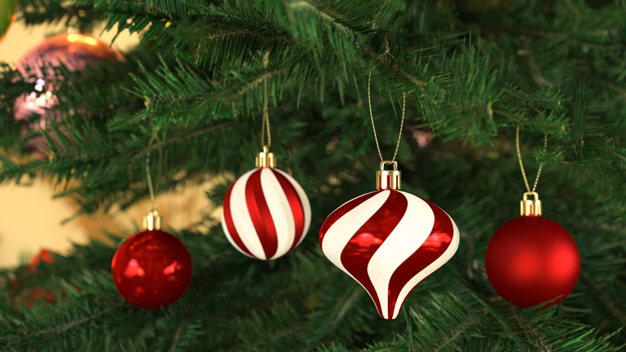 3D Christmas Ball Ornament model