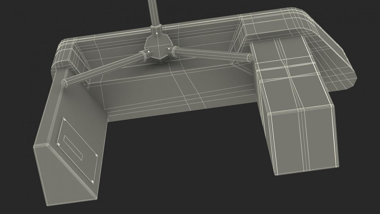 3D Turnstile Security Gate model