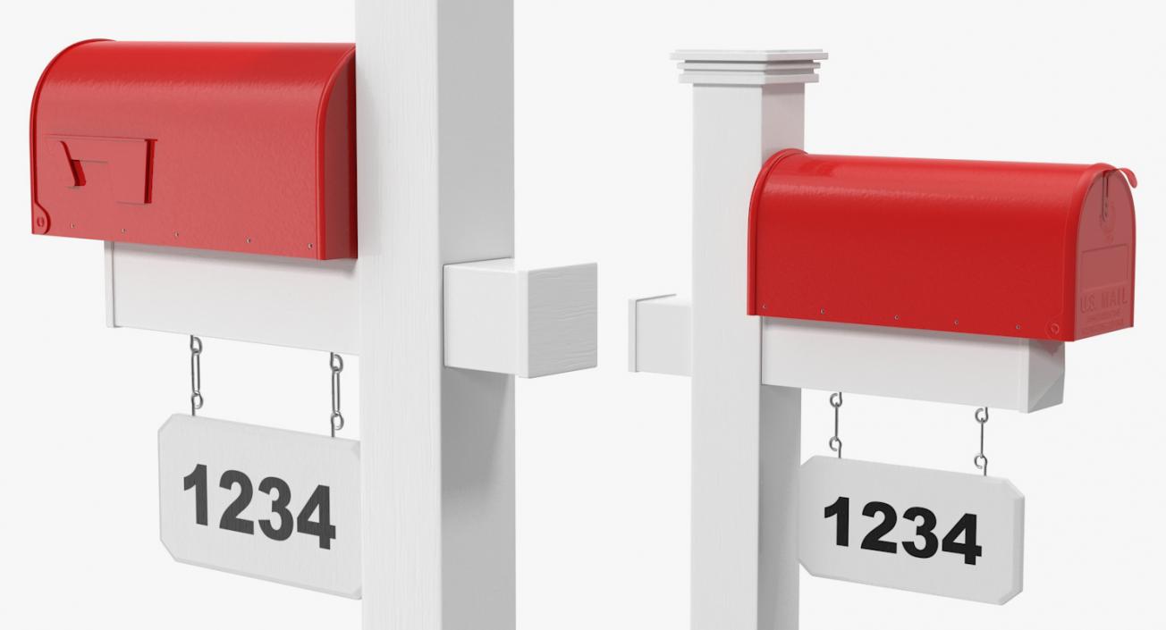 Mailboxes 3D Models Collection 2 3D