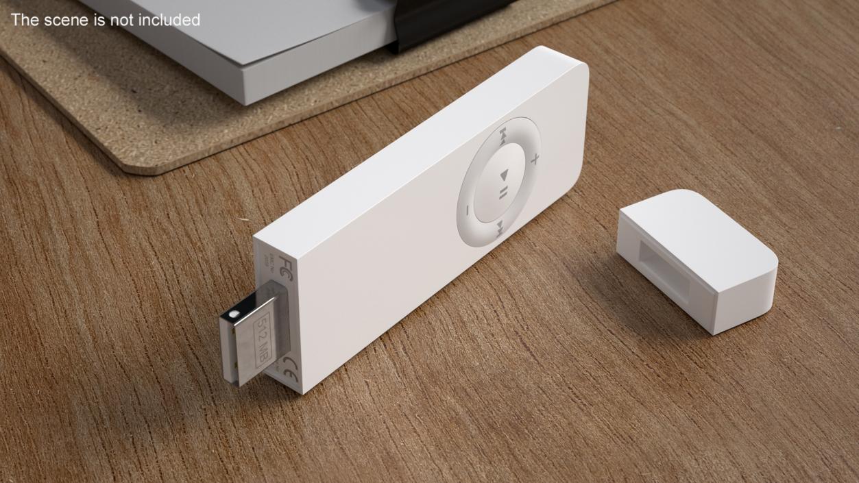 Apple iPod Shuffle with Docking Station 3D model