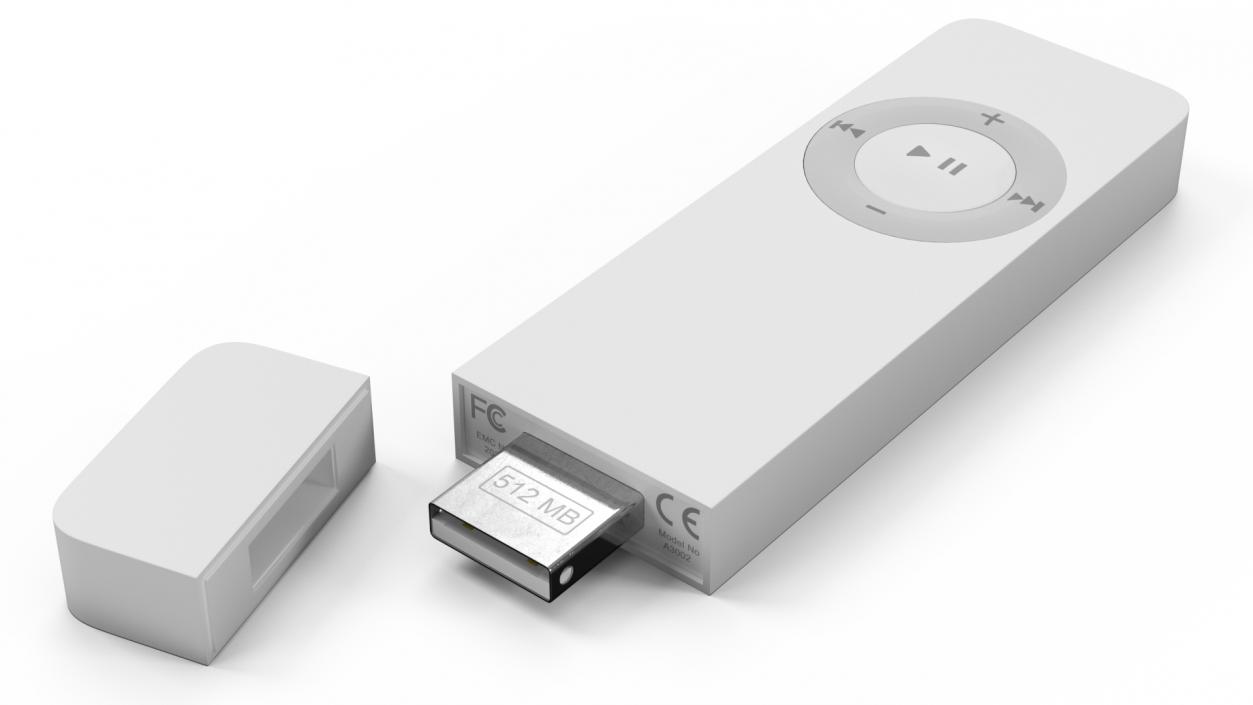 Apple iPod Shuffle with Docking Station 3D model