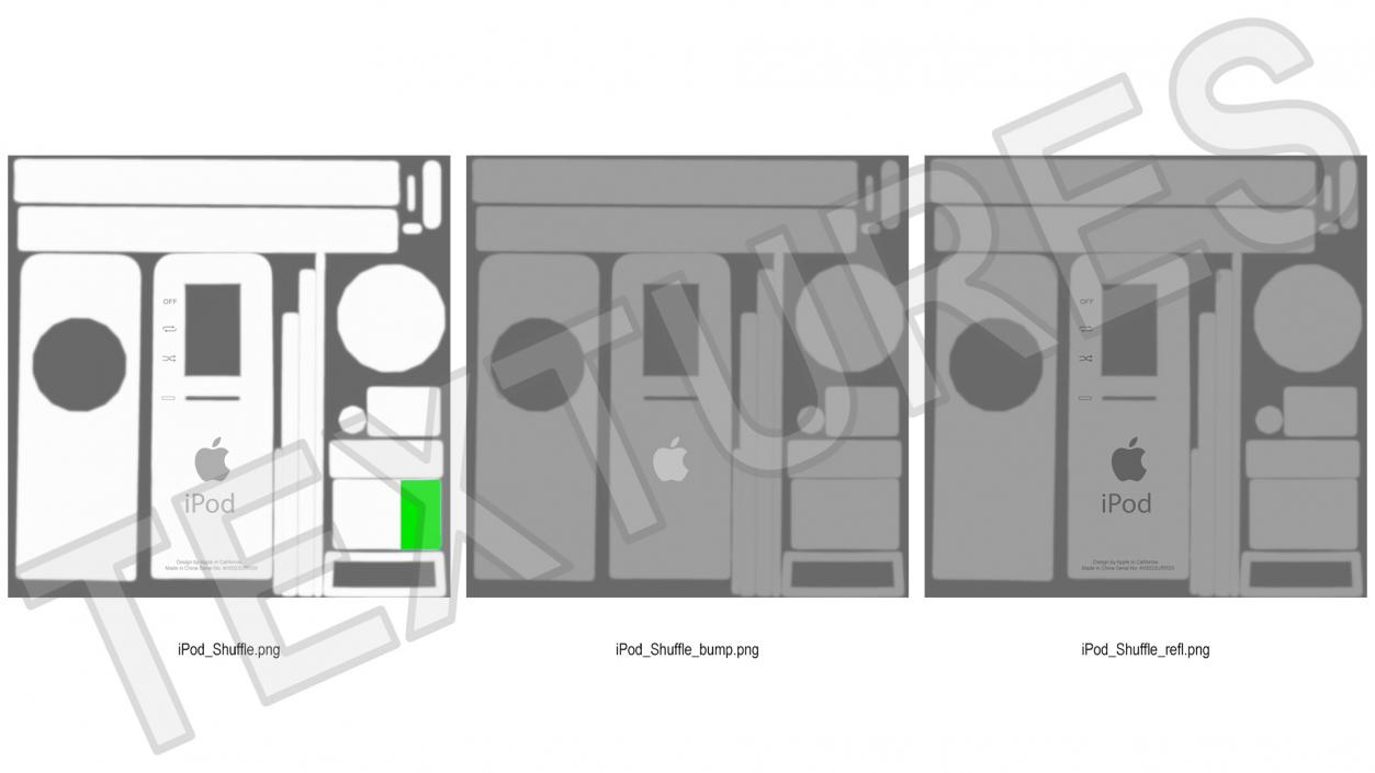 Apple iPod Shuffle with Docking Station 3D model