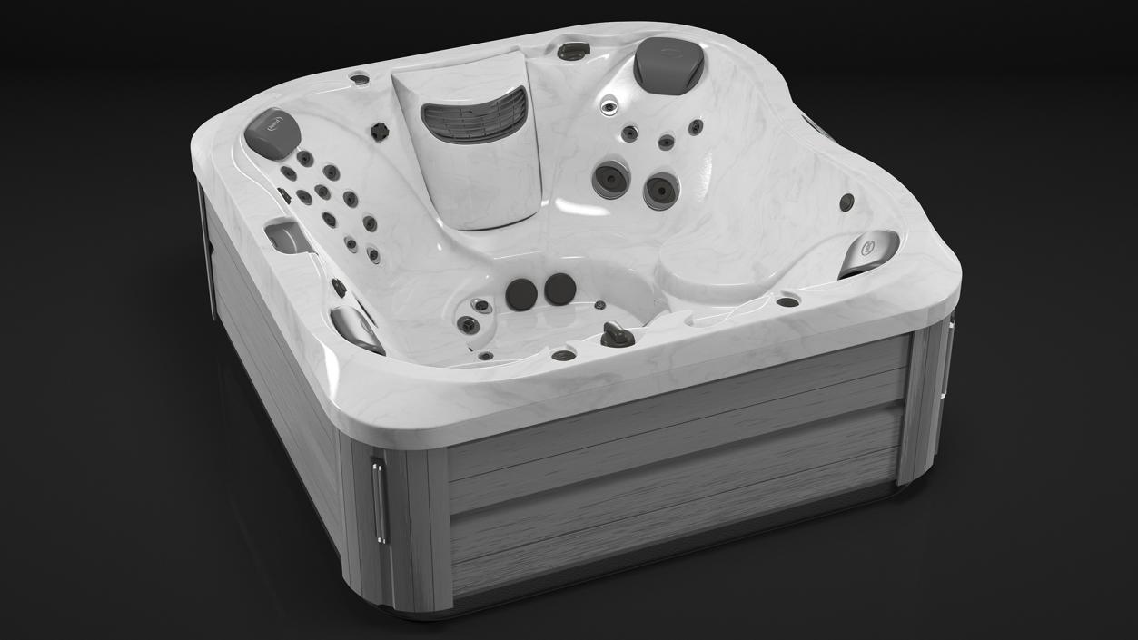 3D model Jacuzzi J 335 Hot Tub Platinum