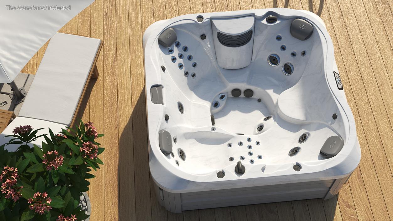 3D model Jacuzzi J 335 Hot Tub Platinum