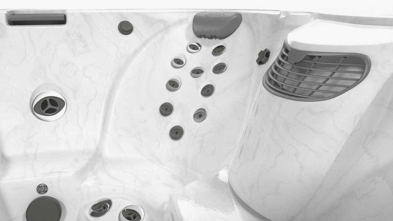 3D model Jacuzzi J 335 Hot Tub Platinum