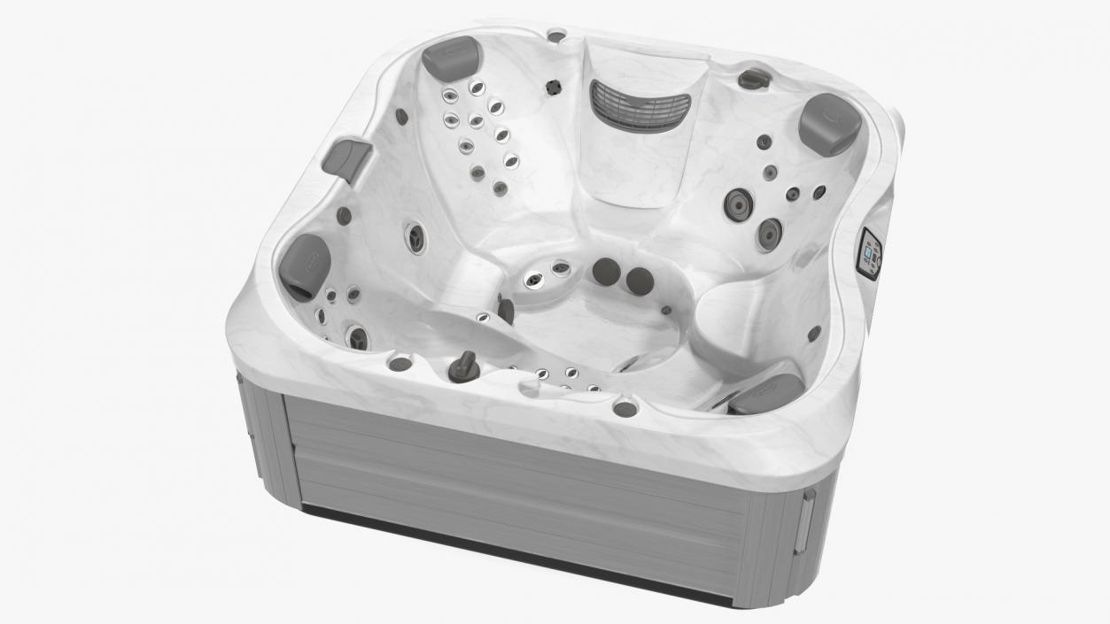 3D model Jacuzzi J 335 Hot Tub Platinum