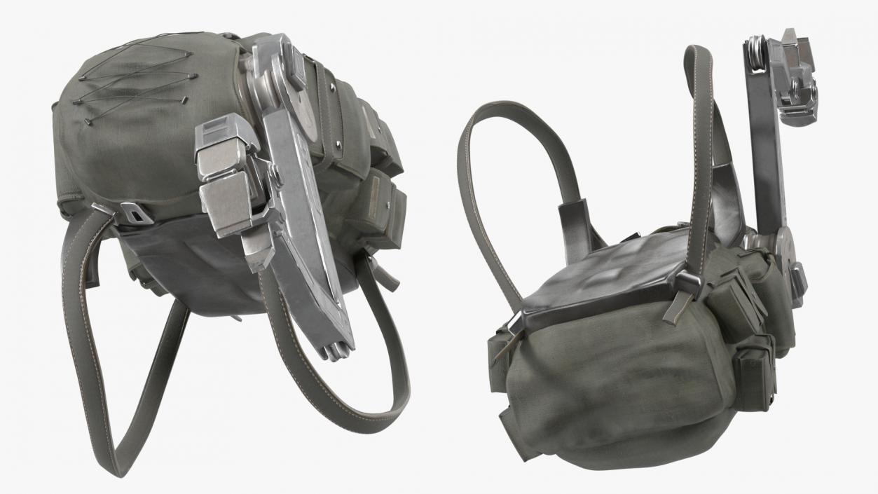 Military Backpack with Manipulator 3D model