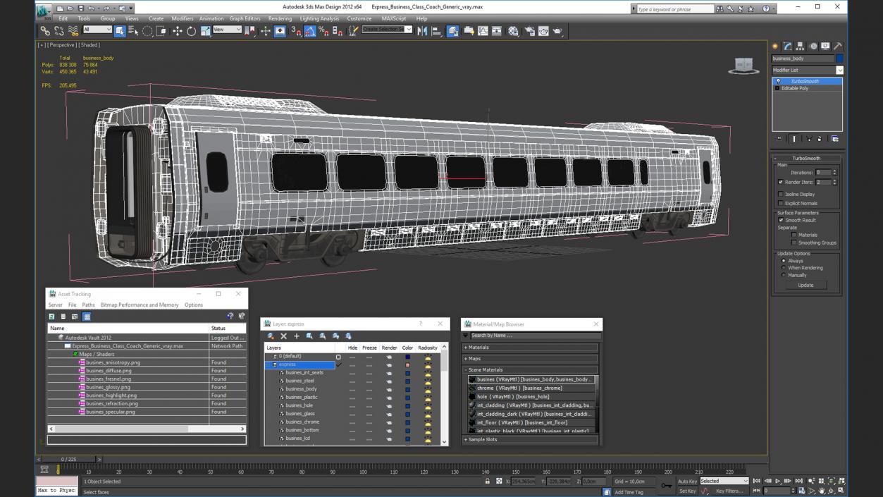 3D Express Business Class Coach Generic