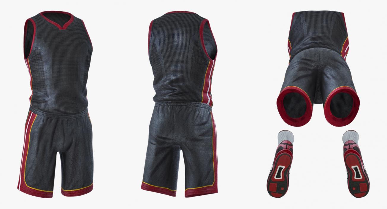 3D model Basketball Player Uniform