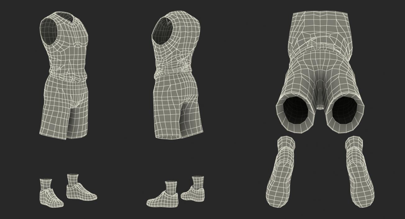 3D model Basketball Player Uniform