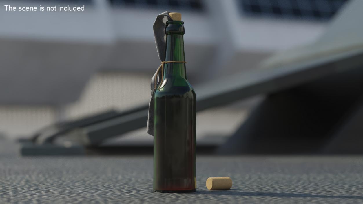 3D Bottle Bomb 2 model