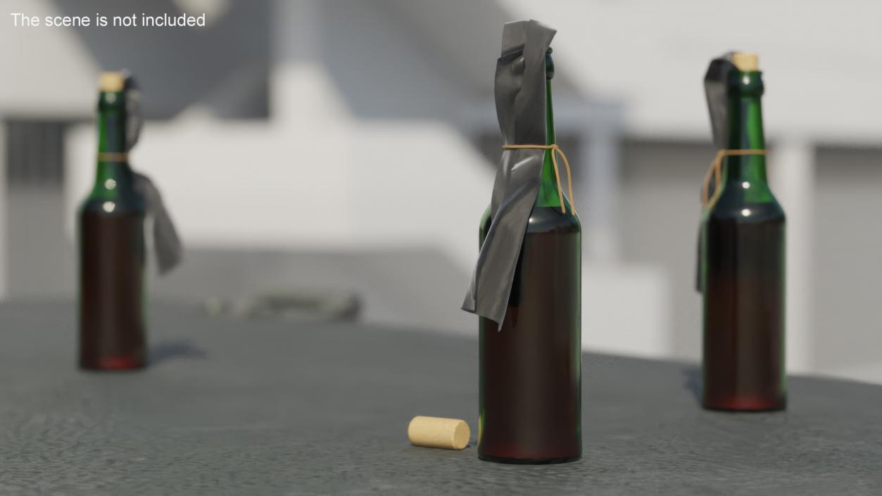 3D Bottle Bomb 2 model