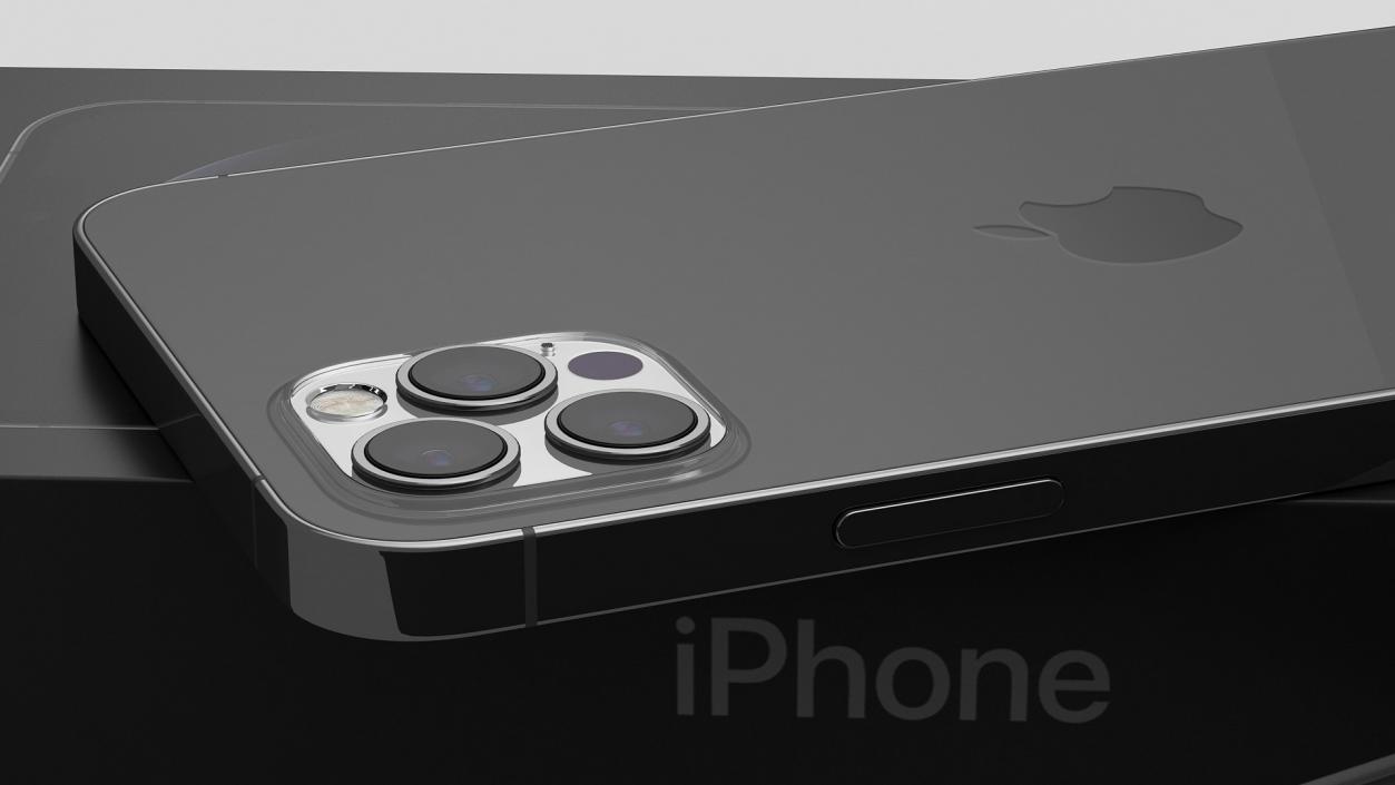 iPhone 12 Pro Max Unboxed Graphite 3D model