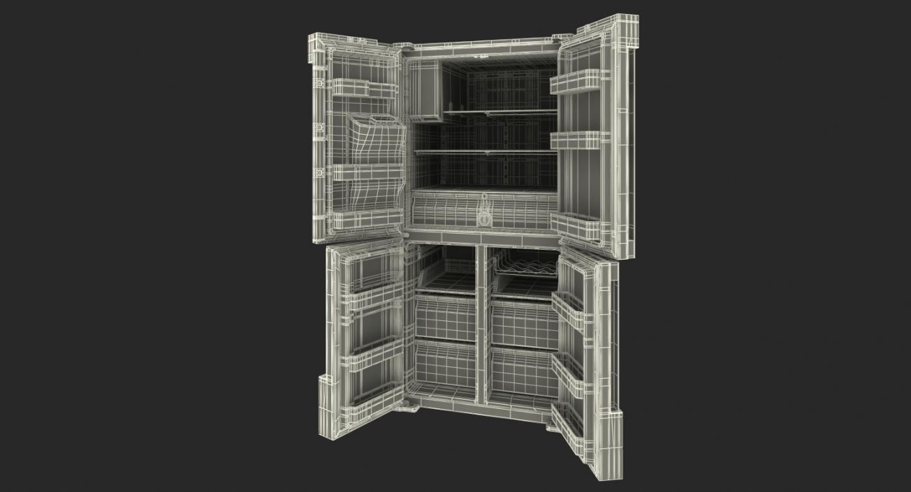 Side By Side Refrigerators 3D Models Collection 3D