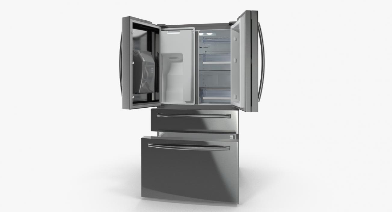 Side By Side Refrigerators 3D Models Collection 3D