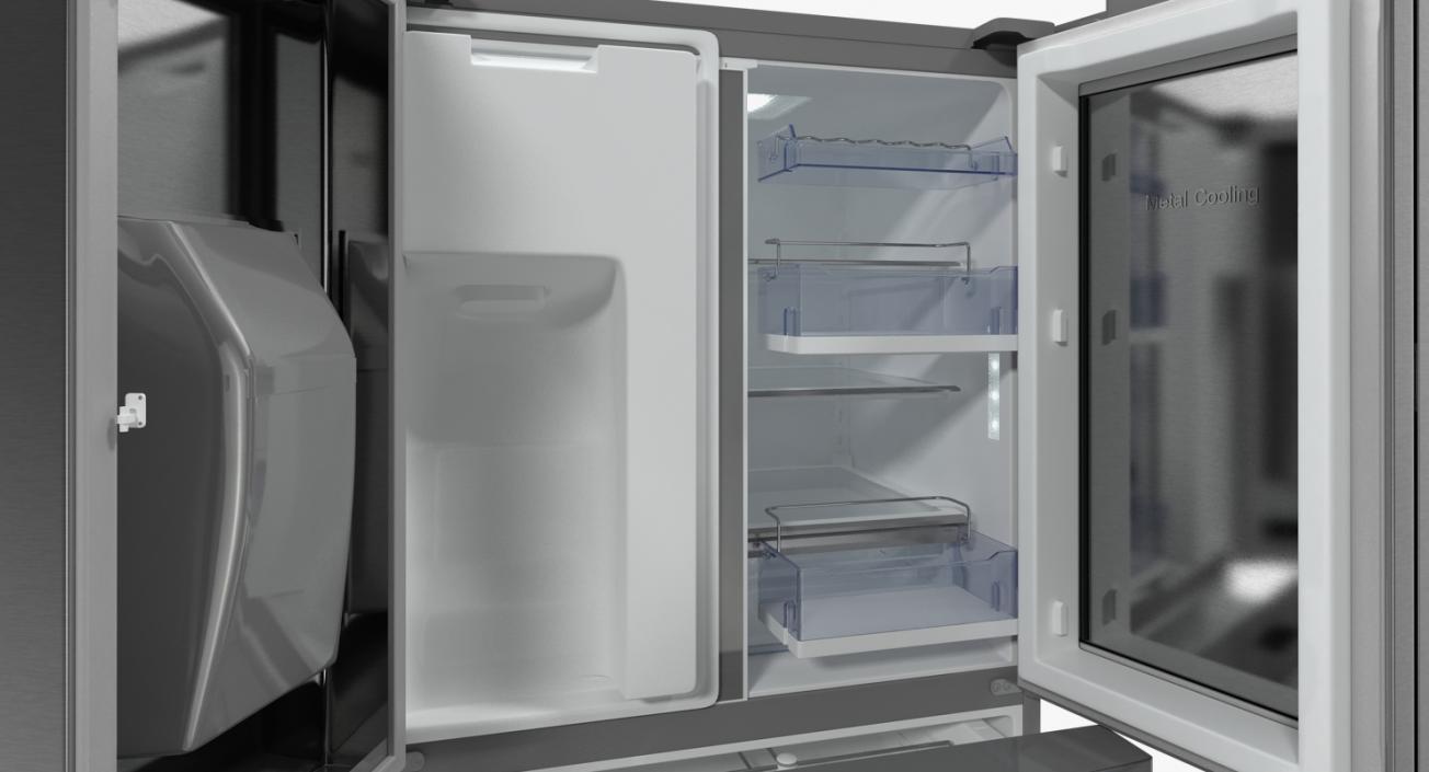 Side By Side Refrigerators 3D Models Collection 3D