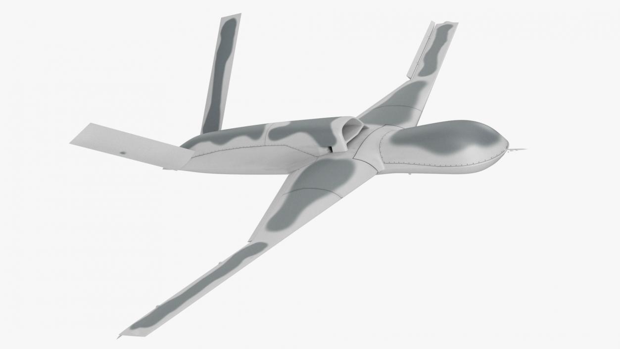 3D General Atomics Avenger Drone Rigged