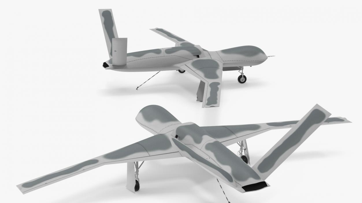 3D General Atomics Avenger Drone Rigged