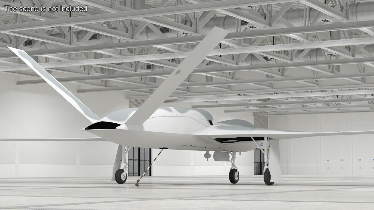 3D General Atomics Avenger Drone Rigged