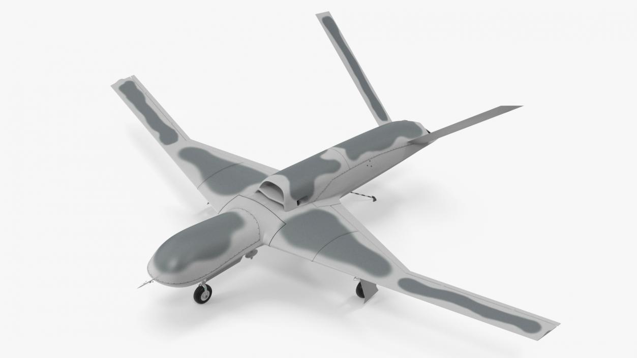 3D General Atomics Avenger Drone Rigged