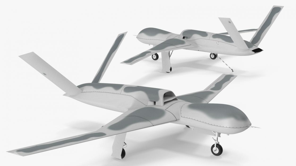 3D General Atomics Avenger Drone Rigged