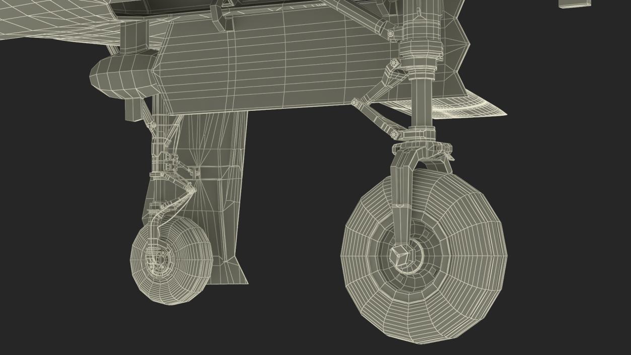 3D General Atomics Avenger Drone Rigged