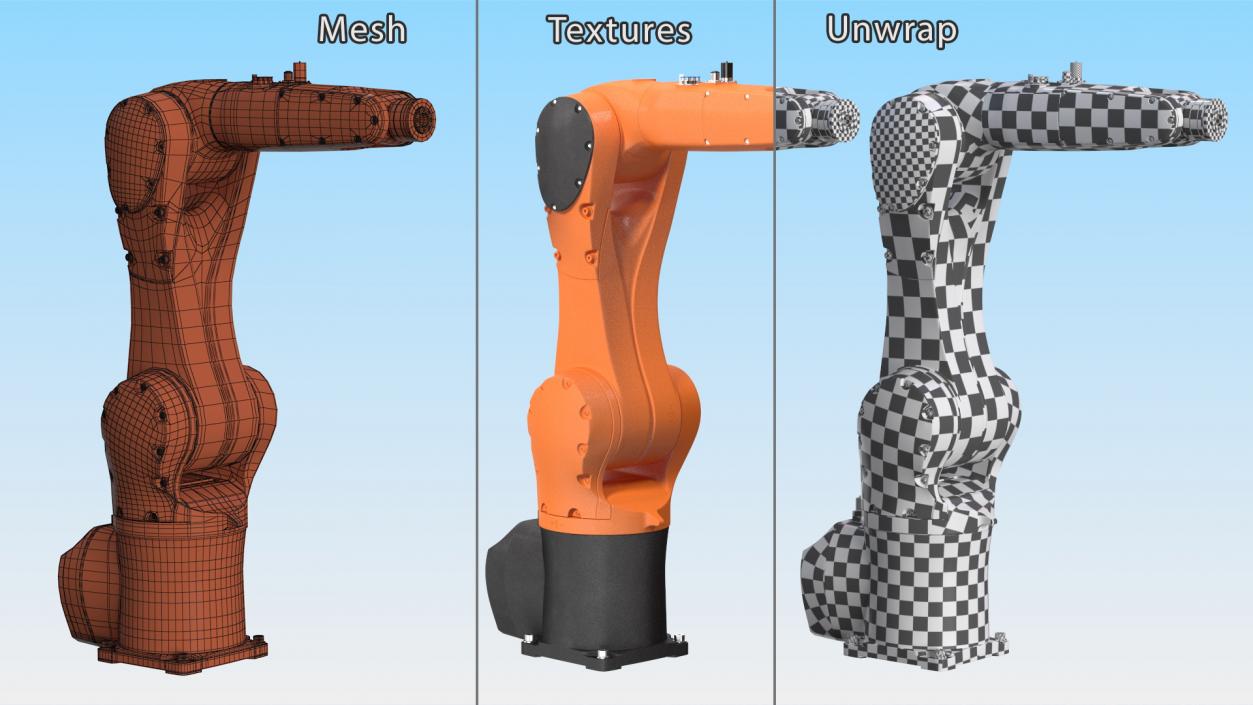 Industrial Robot Arm 2 3D