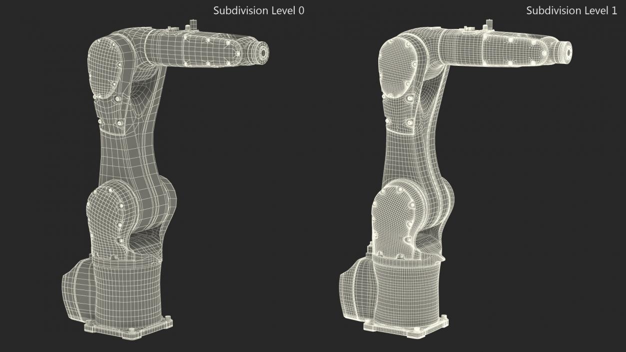 Industrial Robot Arm 2 3D