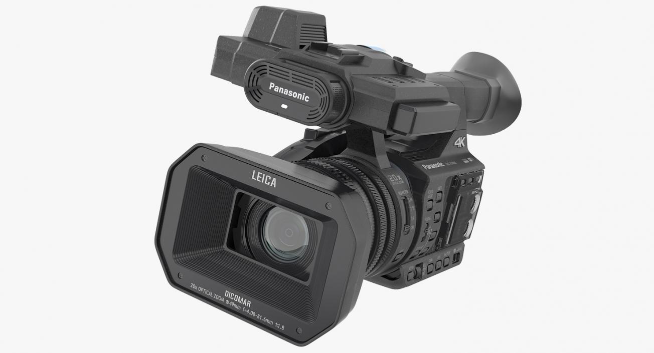 3D Full HD Camcorder Panasonic HC X1000 Rigged model