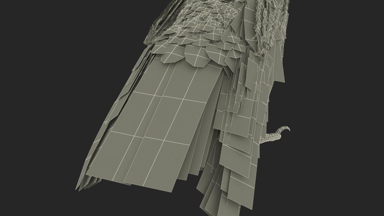 3D Imperial Eagle Standing model