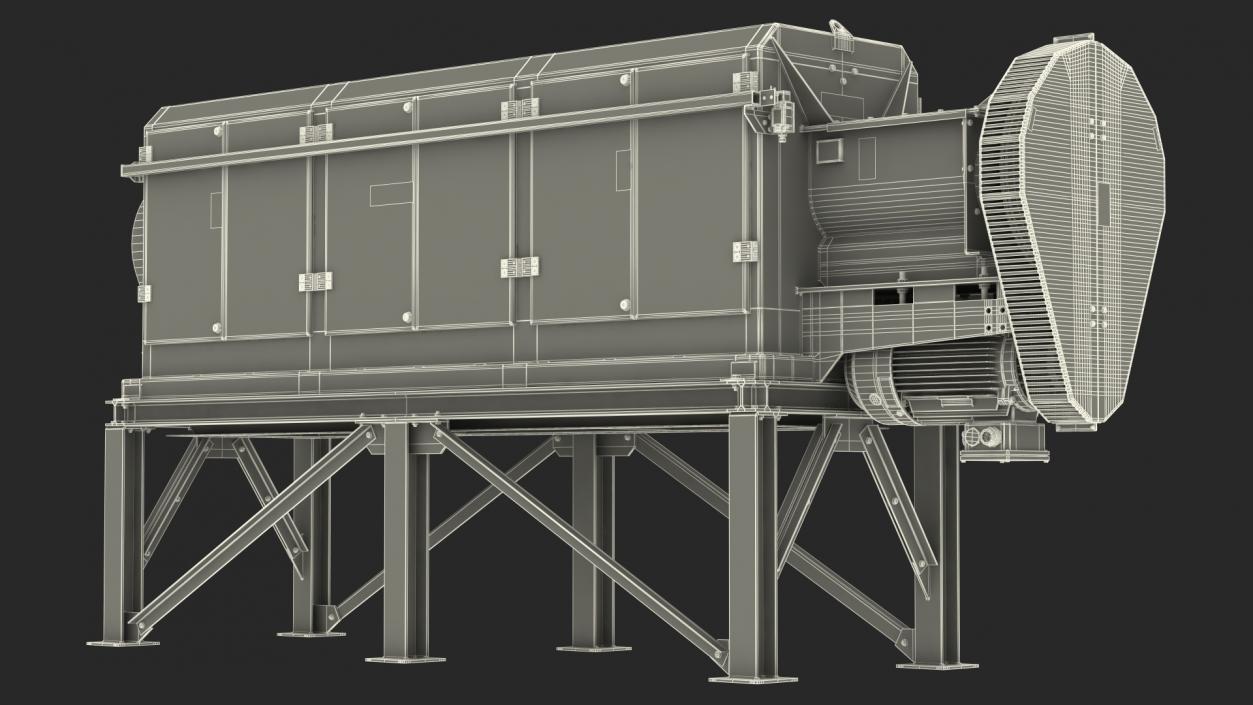 3D model Drum Sifter Frangola