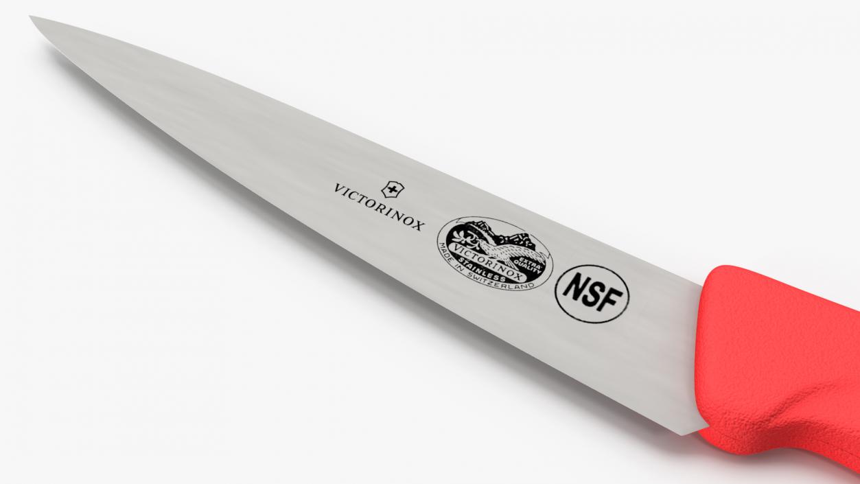 Red Kitchen Chef Pro Knife Victorinox 3D