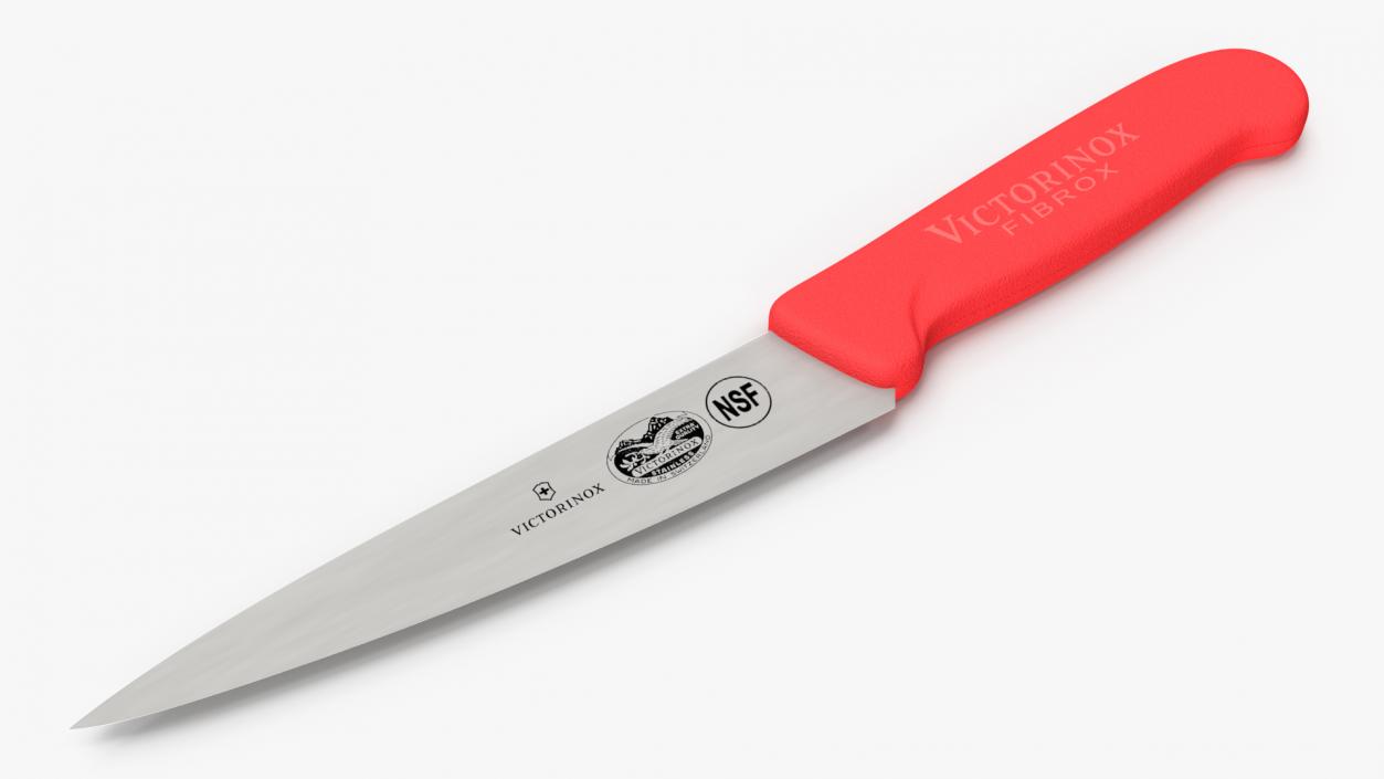 Red Kitchen Chef Pro Knife Victorinox 3D