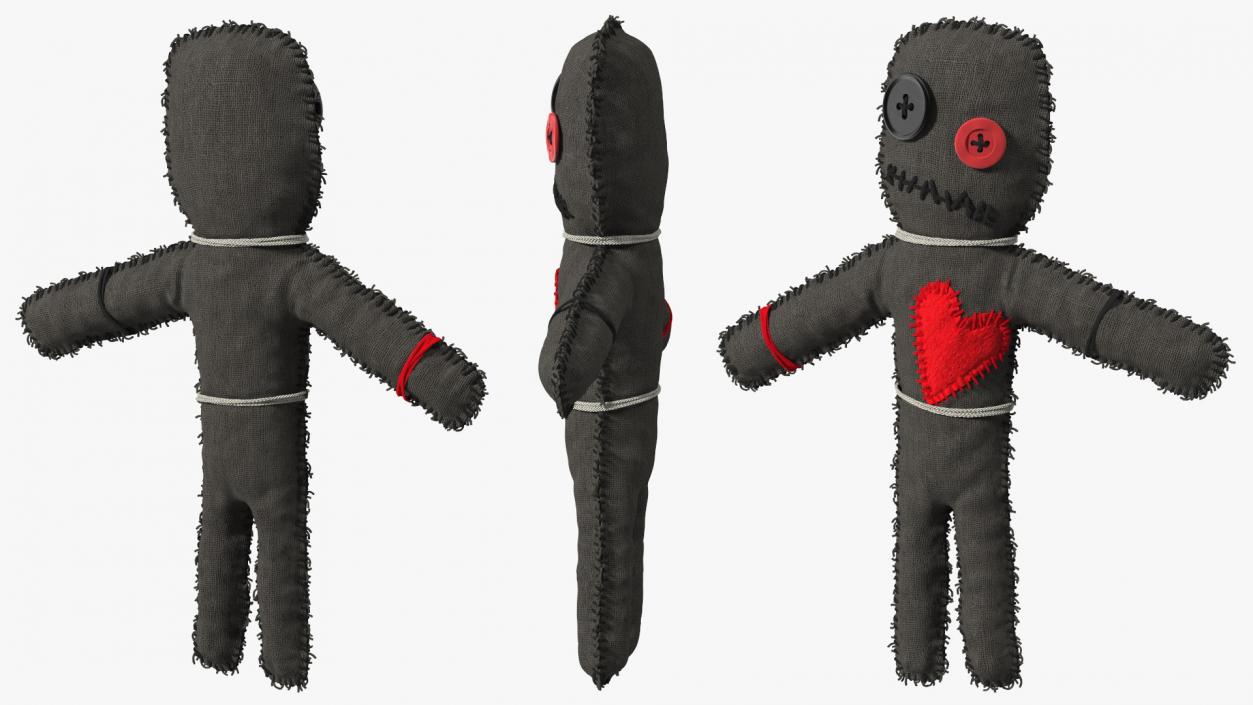 3D Voodoo Doll Dark