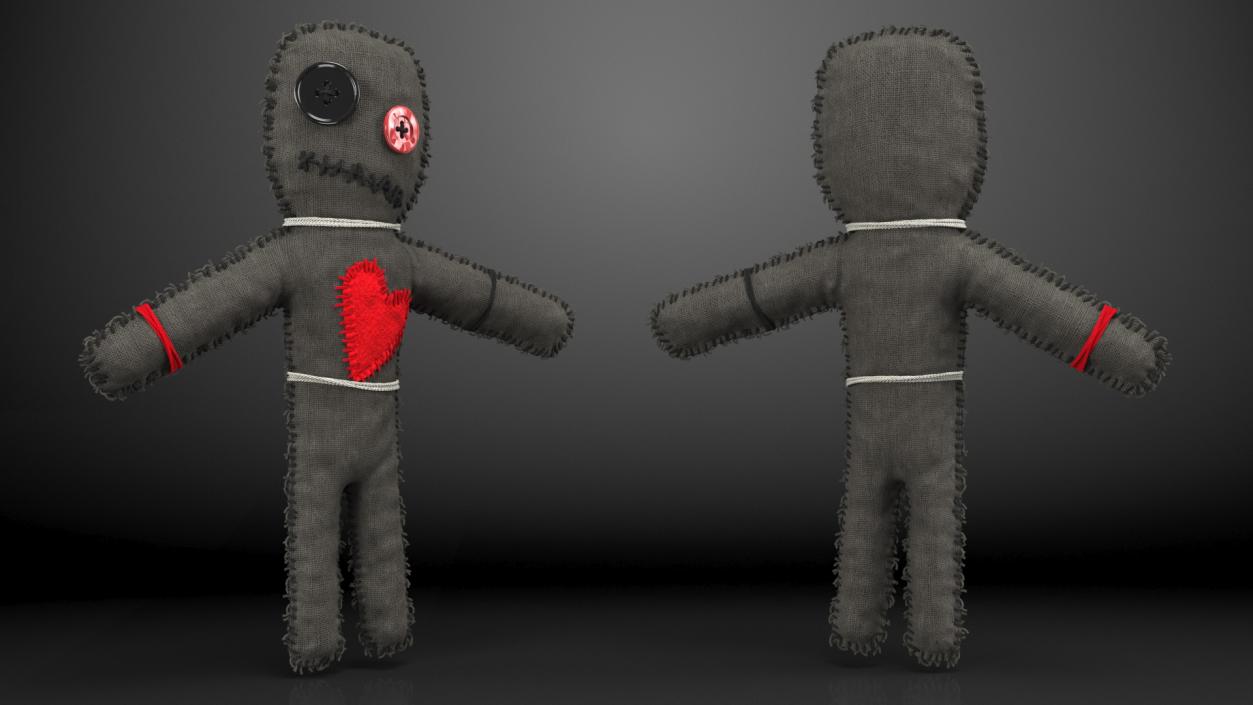 3D Voodoo Doll Dark