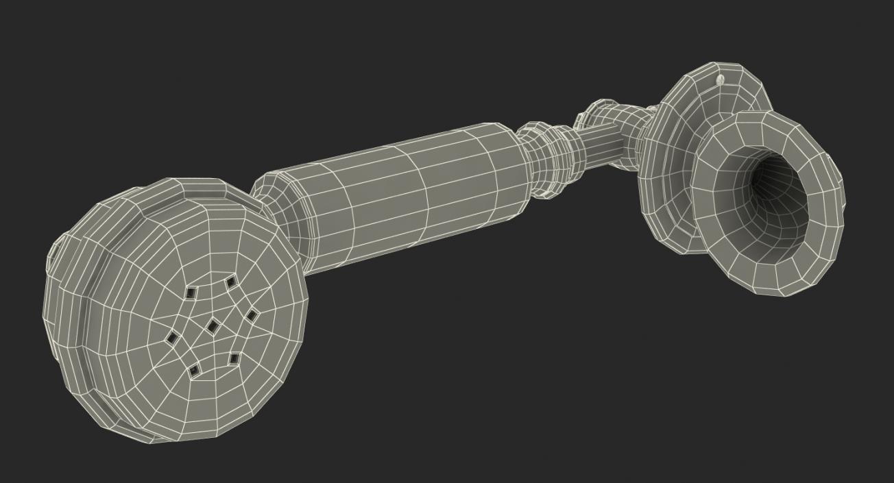 Retro Telephone Receiver 3D model