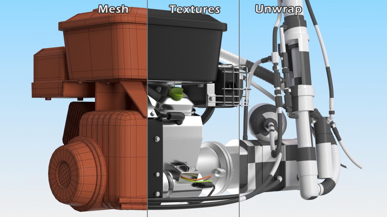 Compact Engine 3D model