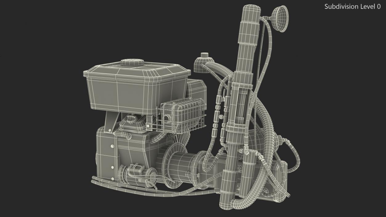 Compact Engine 3D model