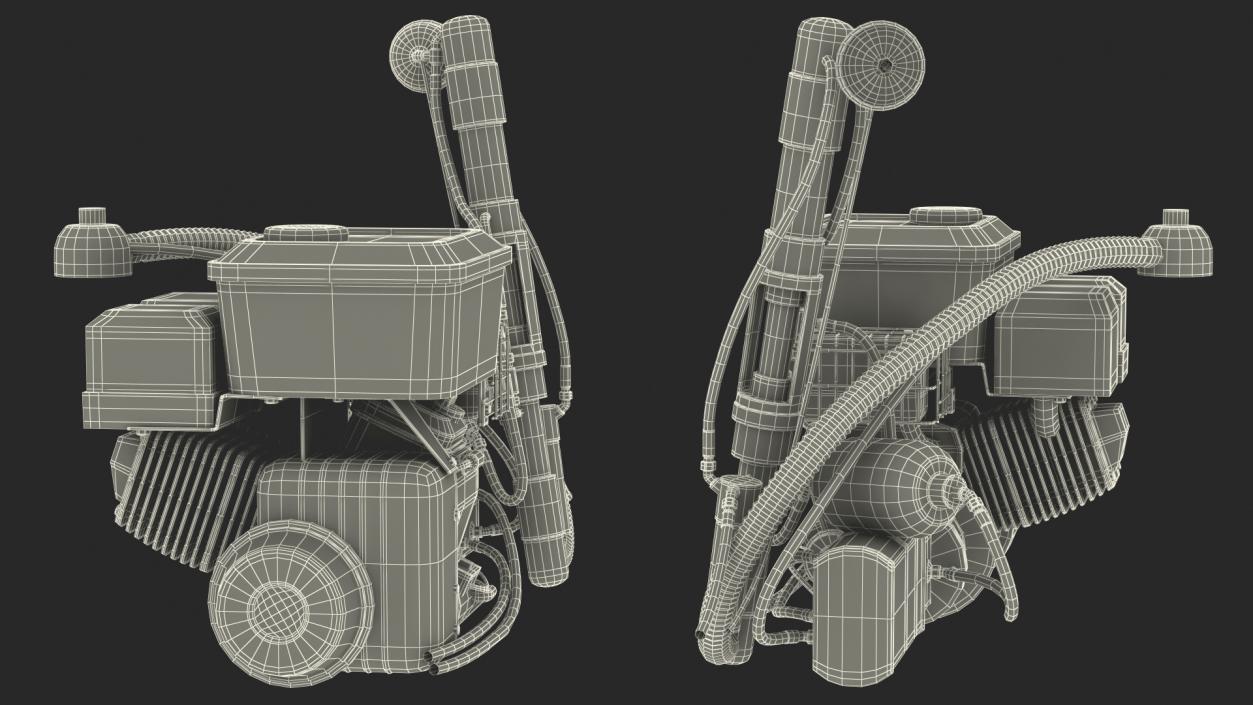 Compact Engine 3D model