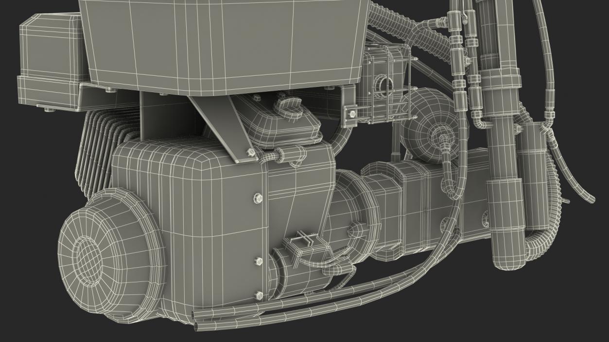 Compact Engine 3D model