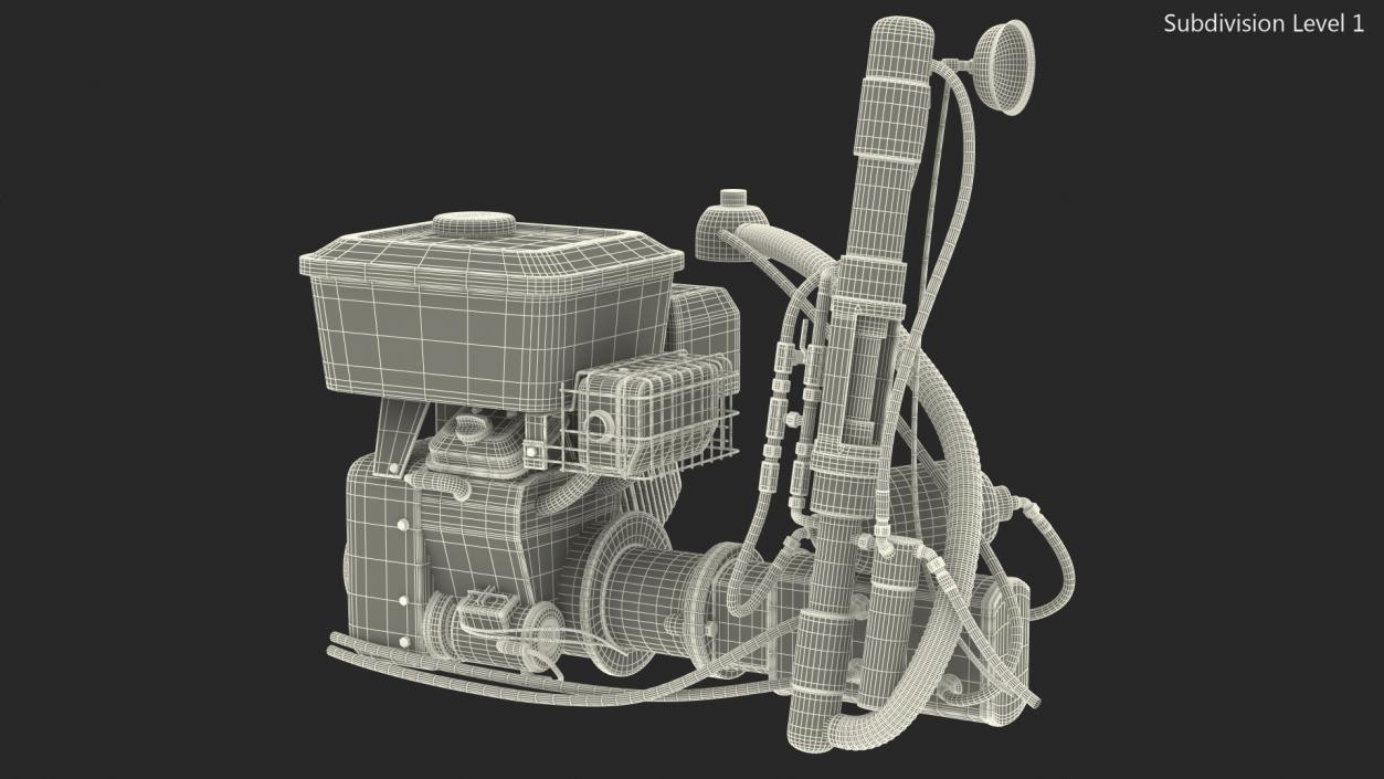 Compact Engine 3D model