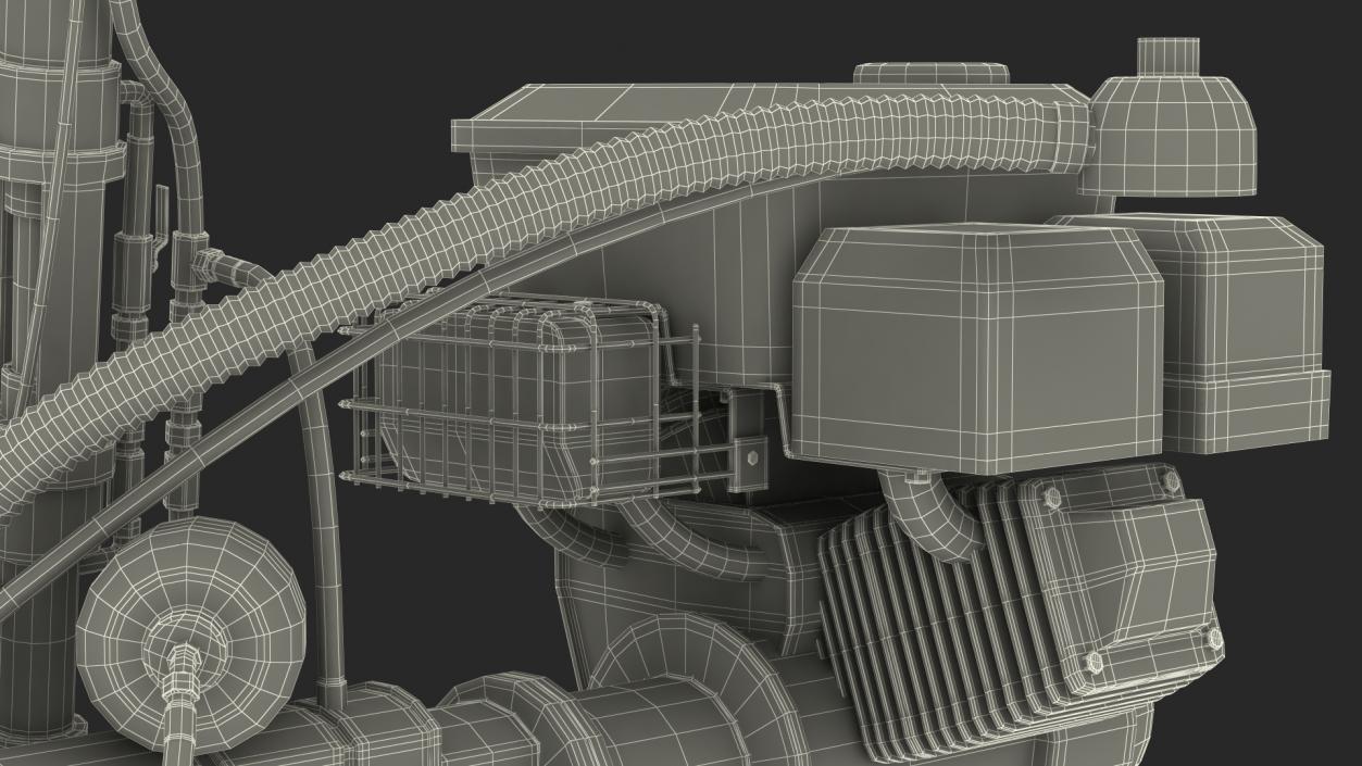 Compact Engine 3D model