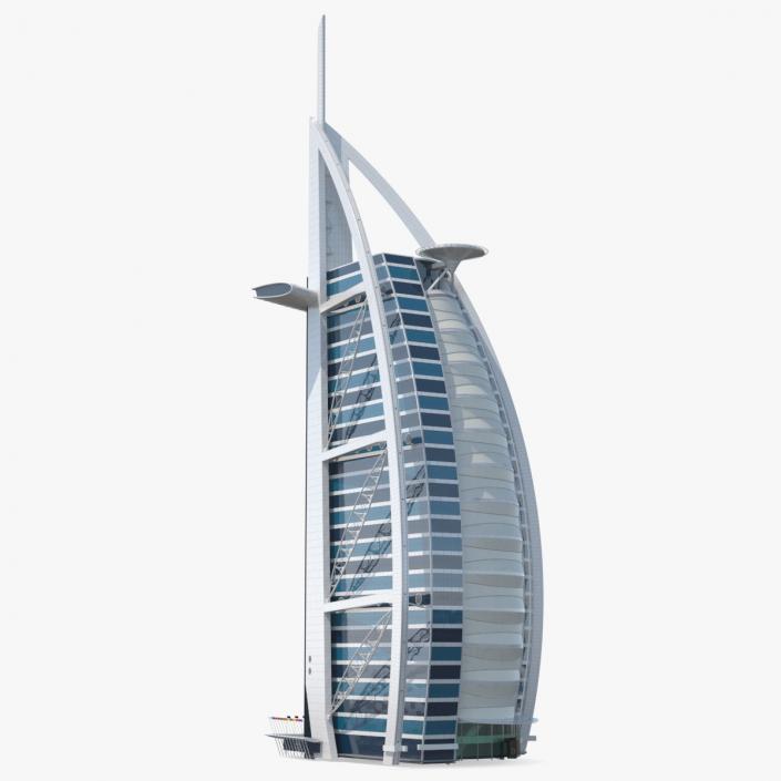 3D Burj Al Arab Tower model