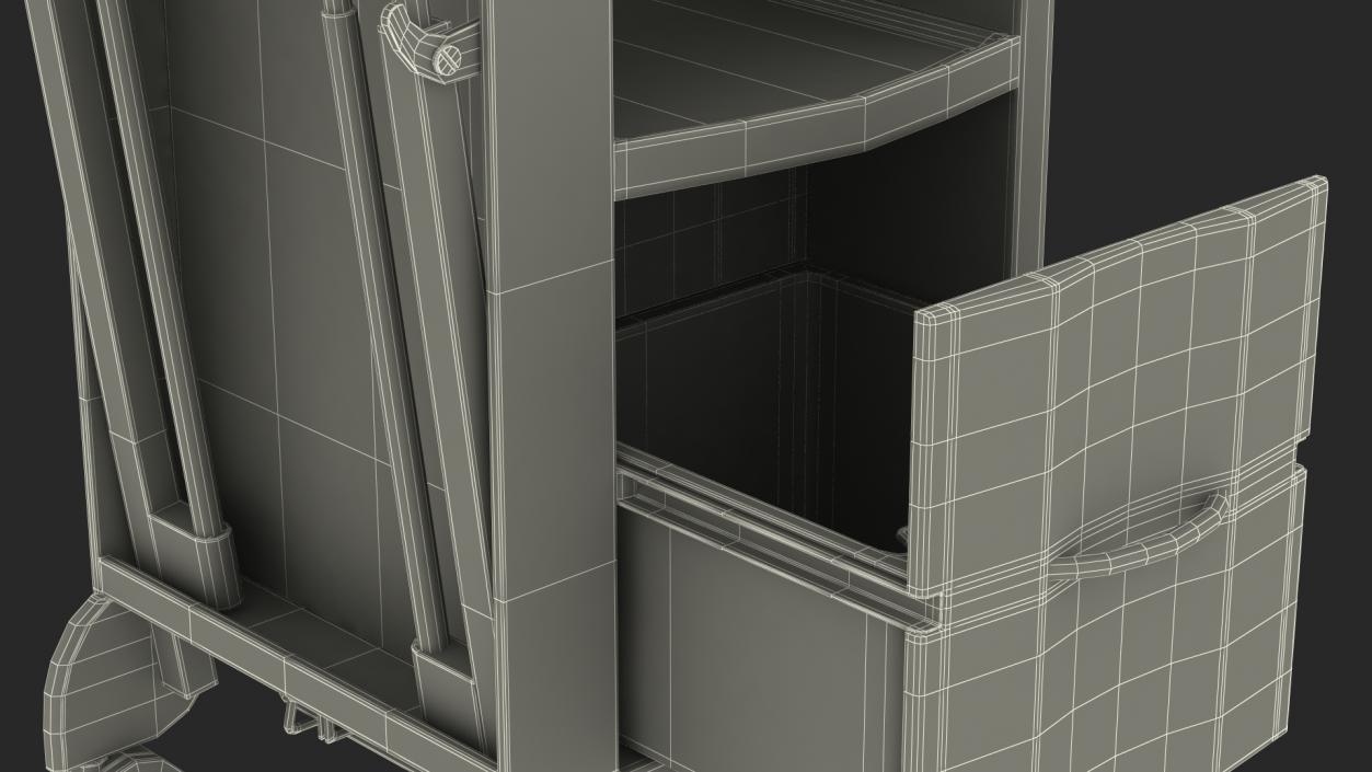 Eleganza MANO Self Service Bedside Cabinet 3D