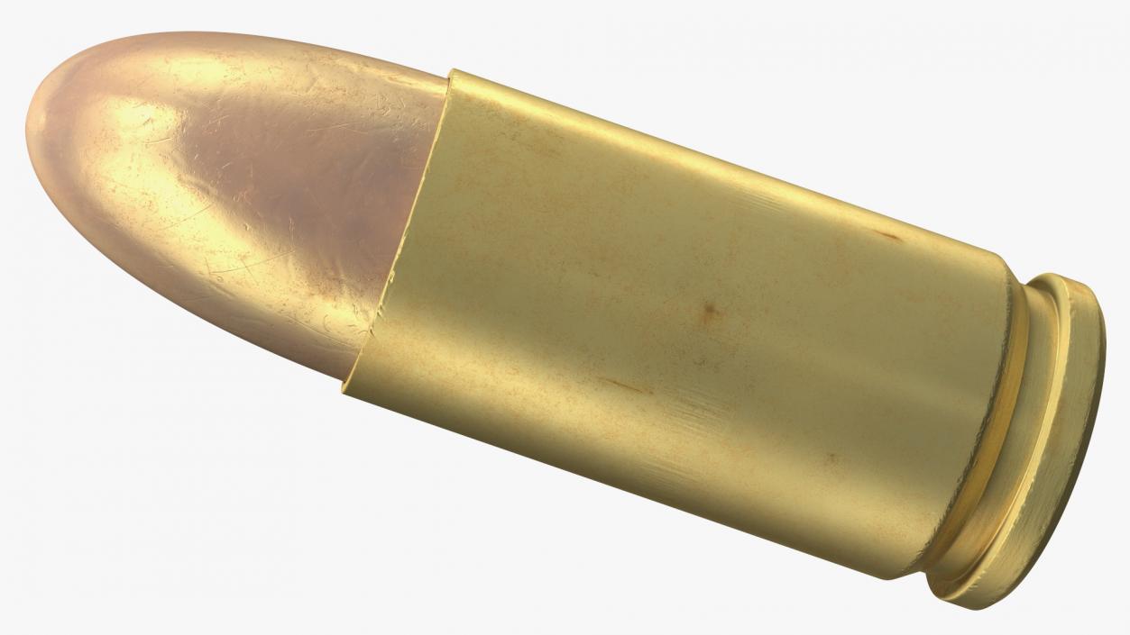 9mm Cartridge for Pistol 3D model