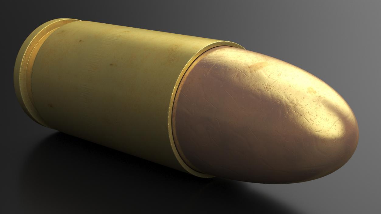 9mm Cartridge for Pistol 3D model